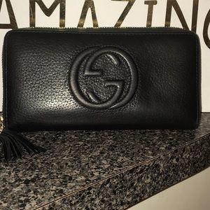 Gucci Soho Zip Around Wallet